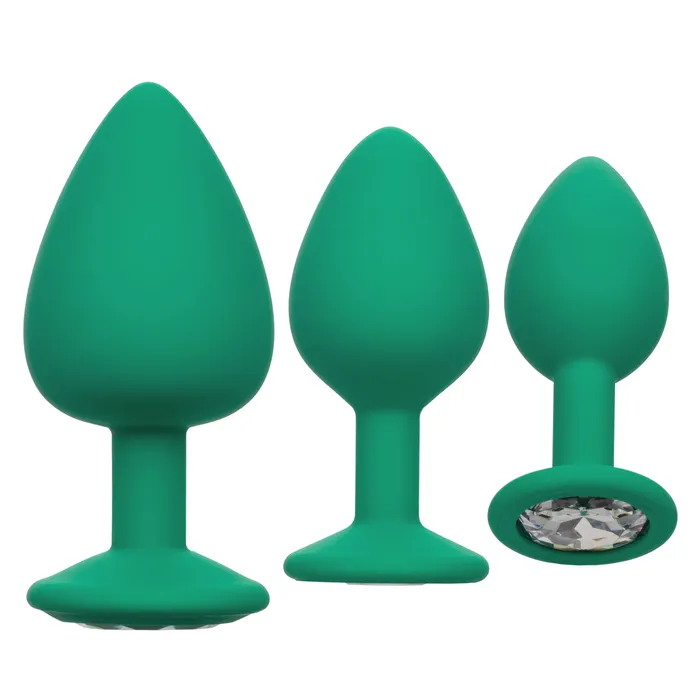 CalExotics Anal Cheeky Gems Sparkling Gem Butt Plug Set