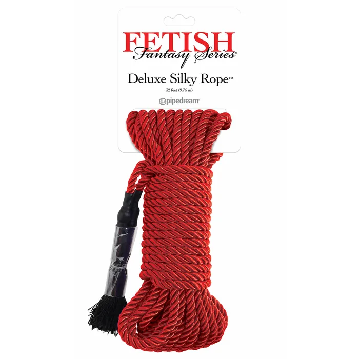 Couples Pipedream Fetish Fantasy Series Deluxe Silky Rope Red