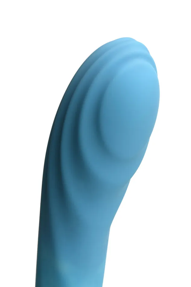 Curve Toys Dildos Simply Sweet Rippled 7 in Silicone Dildo