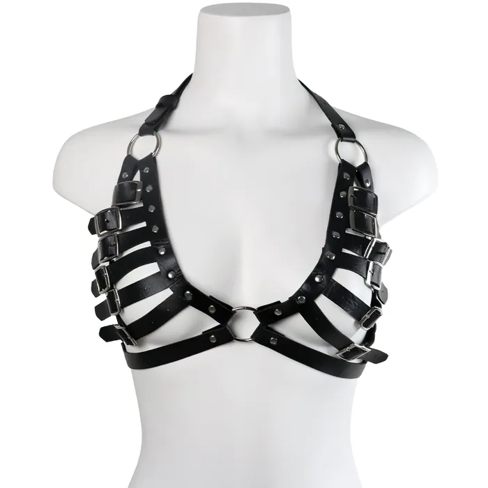 EVEs SECRETS PU Leather Bra Cage Female Harness Womens Goth Bondage Underwear Accessories Restraints EVEs SECRETS PU Leather Bra Cage Female Harness Womens Goth Bondage Underwear Accessories Restraints