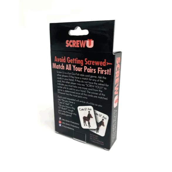 Games Genie Screw U Card Game Fun and Suggestive