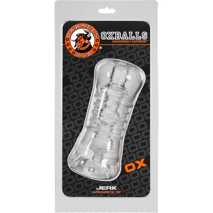 Jerk Masturbator Clear OxBalls Male Sex Toys