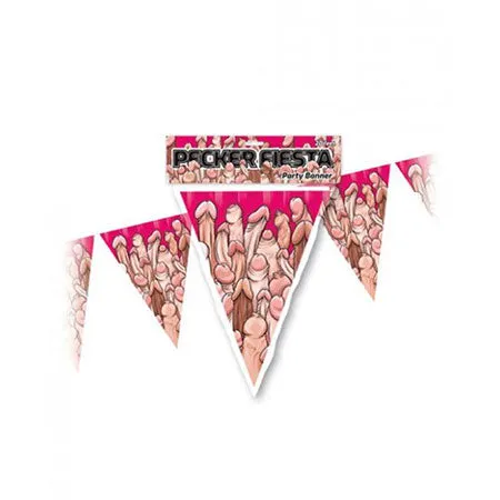 Pecker Fiesta Party Banner 20 Feet Ozze Creations Vibrators
