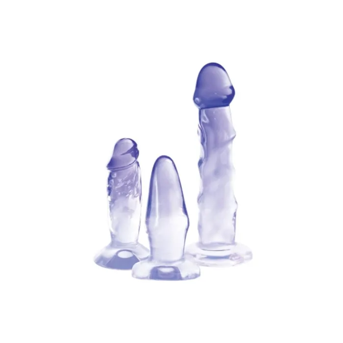 SASS Parti Sapphire 3 in 1 Kit Transparent 4A Dildos