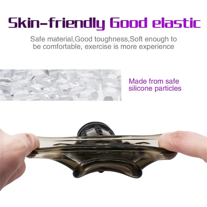 Silicone Reusable Penis Sleeve Lusty Age Male Sex Toys