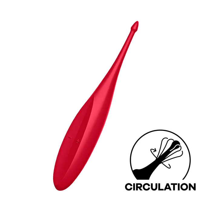 Vibrators Satisfyer Satisfyer Twirling Fun Tip Stimulator Targeted Stimulation Red Vibrators Satisfyer Satisfyer Twirling Fun Tip Stimulator Targeted Stimulation Red