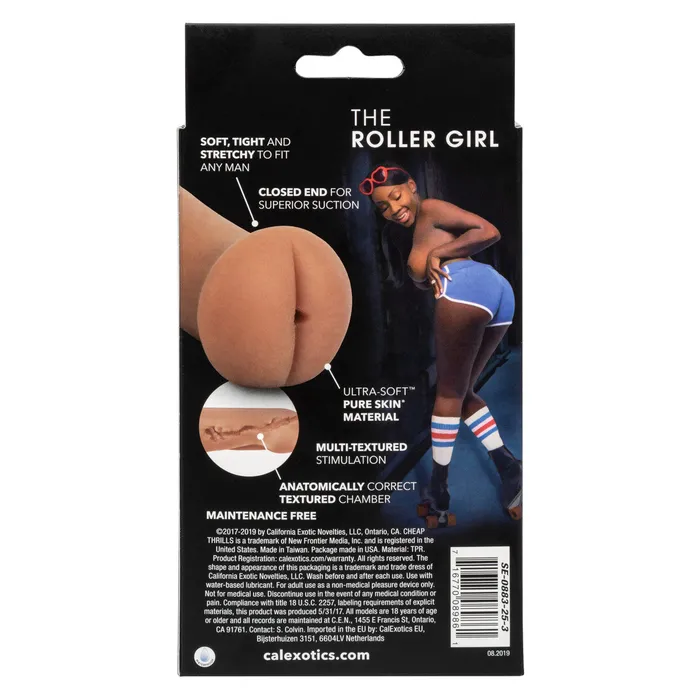 CalExotics Male Sex Toys Cheap Thrills The Roller Girl PureSkin Stroker