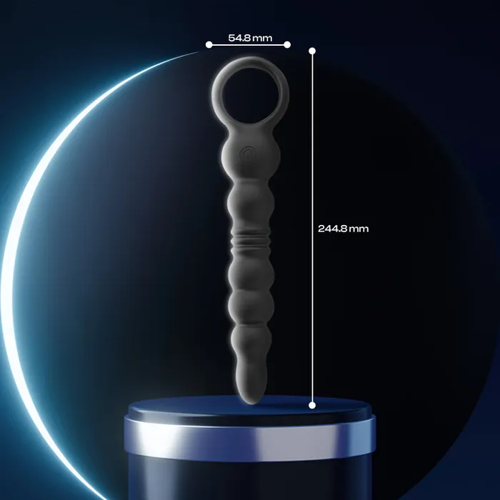 Female Sex Toys FRISKY BUSINESS SG Thrust Sync Anal Bead Thrusting Vibrator With APP Control