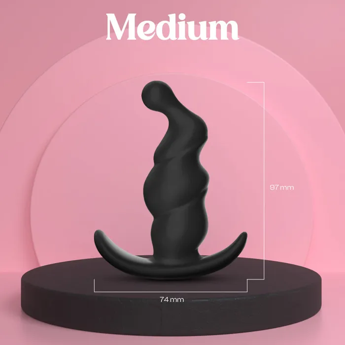 FRISKY BUSINESS SG CoalCurl Cascade Silicone Anal plug Male Sex Toys
