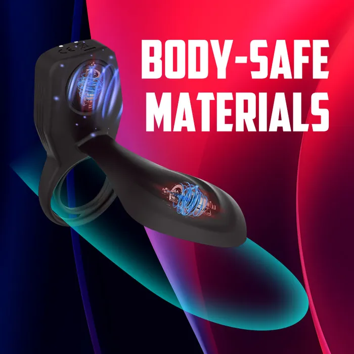 FRISKY BUSINESS SG Male Sex Toys Tingle Tongue Tango Vibrating Tapping Cock Ring