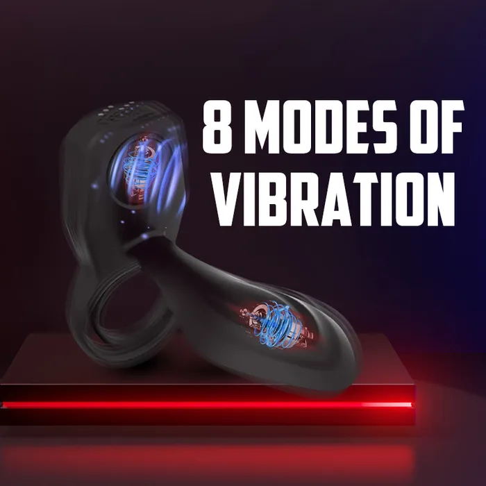 FRISKY BUSINESS SG Male Sex Toys Tingle Tongue Tango Vibrating Tapping Cock Ring