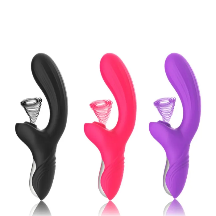 FRISKY BUSINESS SG Mila Dual Action Clitoral Sucking Vibrator Female Sex Toys FRISKY BUSINESS SG Mila Dual Action Clitoral Sucking Vibrator Female Sex Toys