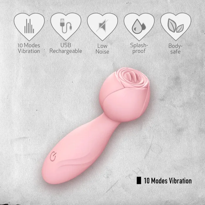 FRISKY BUSINESS SG The Rose Arched Vibrator Vibrators