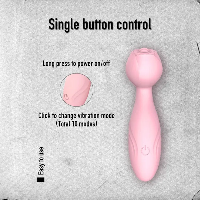 FRISKY BUSINESS SG The Rose Arched Vibrator Vibrators