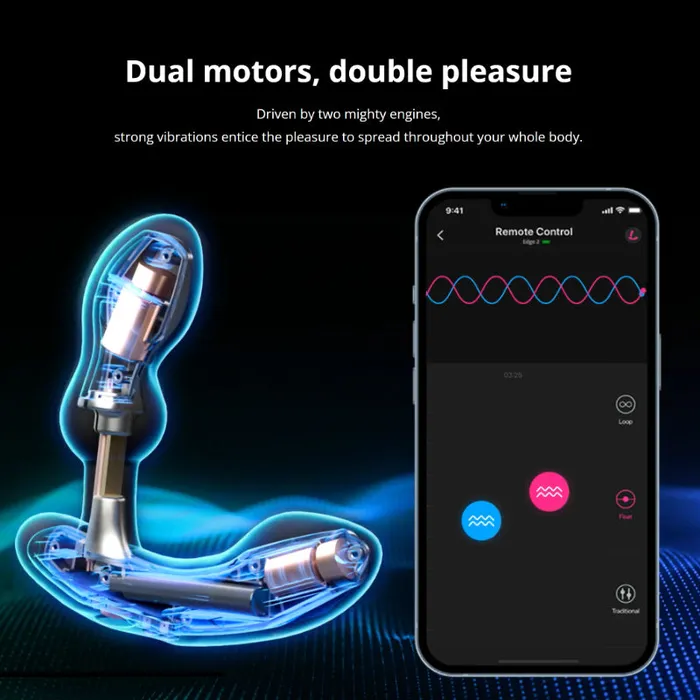 Lovense Edge 2 AppControlled Prostate Massager Lovense Male Sex Toys