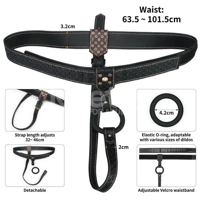 LOVETOY Female Sex Toys Rebellion Reign StrapOn Harness