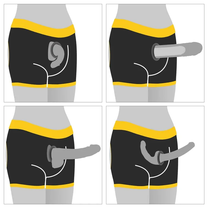 LOVETOY Female Sex Toys Strap on Harness Shorts for Sex for Couple for Women Men Strap on Dildo