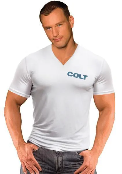 Printify Vibrators COLT VNeck Logo Tee