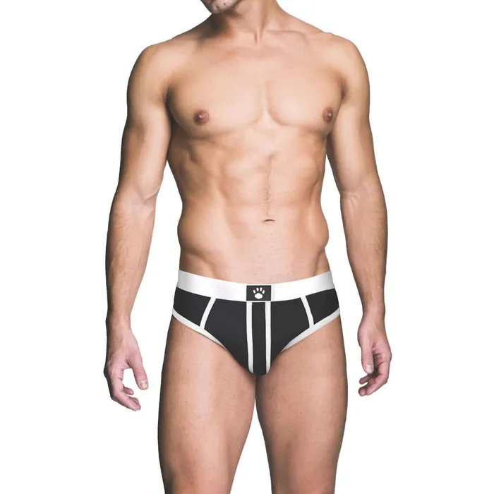 Prowler RED Assless Open Back Brief White Prowler RED Anal