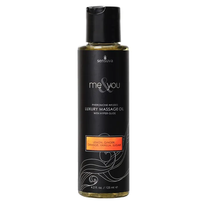 Sensuva Me You Massage Oil 125ml Lemon Ginger Sensuva ON Couples