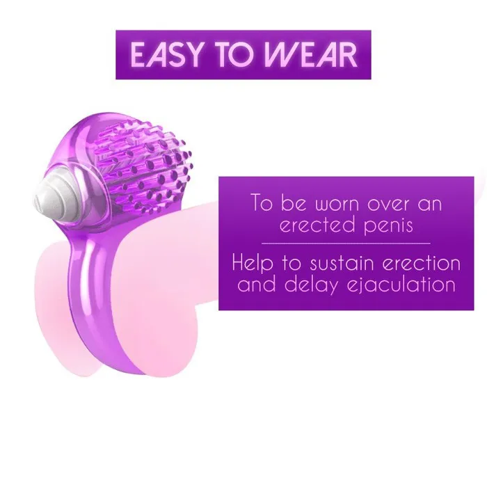 Vibrating Penis Ring FRISKY BUSINESS SG Male Sex Toys