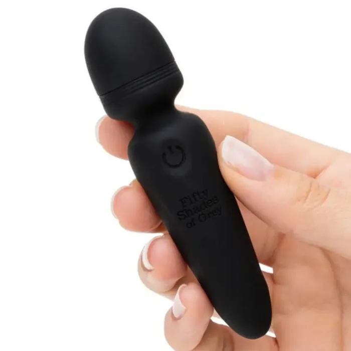 Vibrators Fifty Shades of Grey Sensation Rechargeable Mini Wand Vibrator Fifty Shades Of Grey